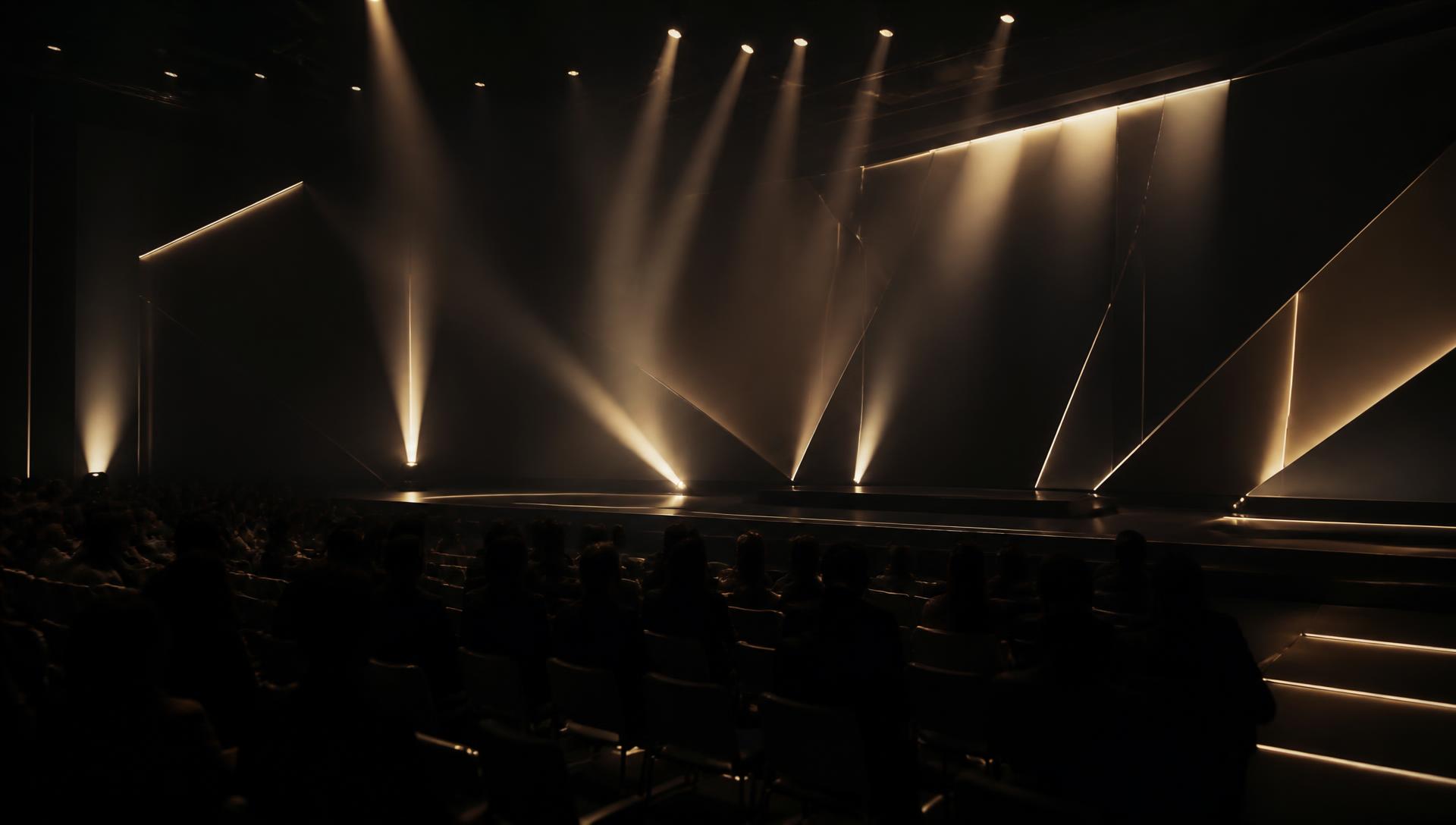 Cinematic conference stage